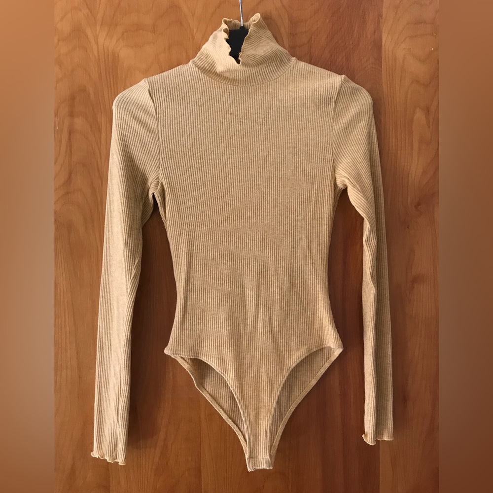 Free People intimately beige-yellow bodysuit